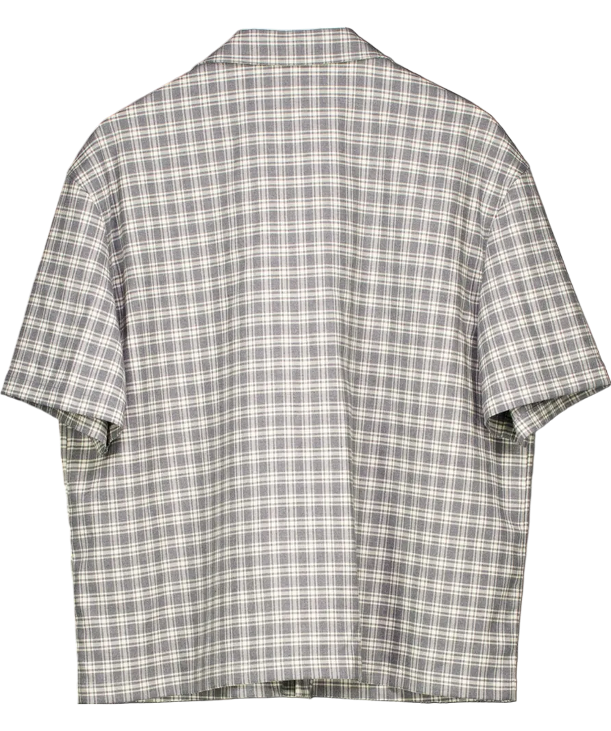 Brother And Kin Blue Oakland Boxy Shirt UK M
