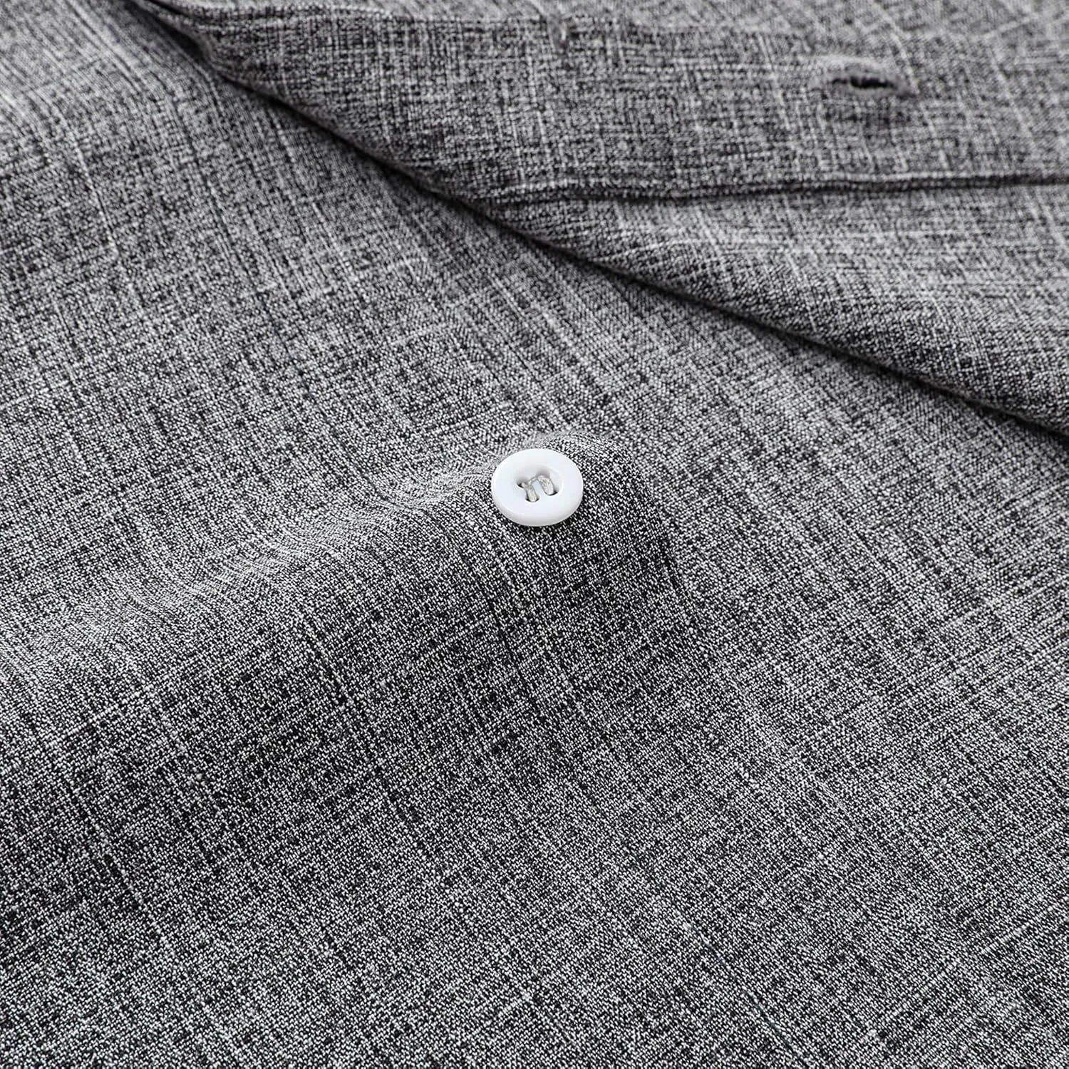 Men's Linen Shirts Short Sleeve Casual Shirts Button Down Shirt for Men Beach Summer Wedding Shirt