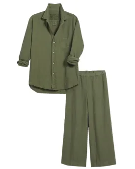 Olive Linen Tuscany Getaway Set