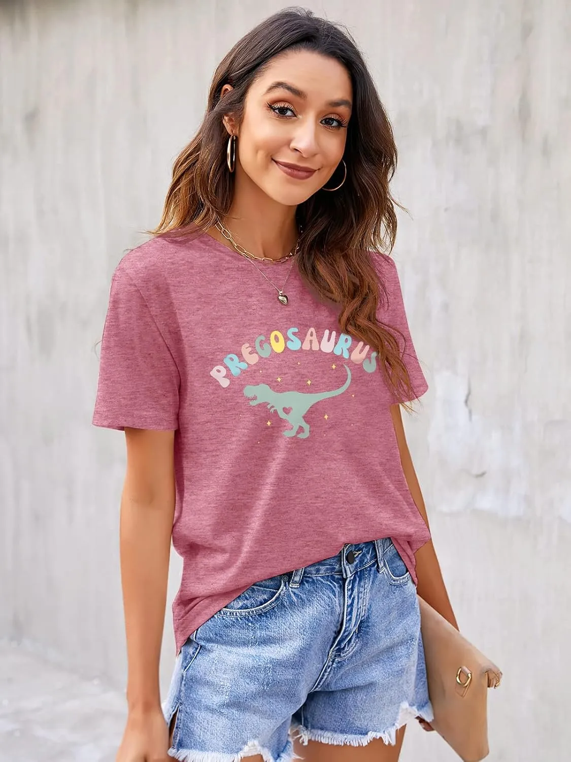 Sun's Out Bumps Out Shirt Women Maternity Pregnancy Funny Saying T-Shirt Summer Short Sleeve Casual Tops Tees