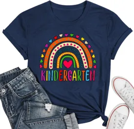 Teacher Life T Shirt for Womens Teach Love Inspire Tshirts Inspirational Teacher Short Sleeve Tees