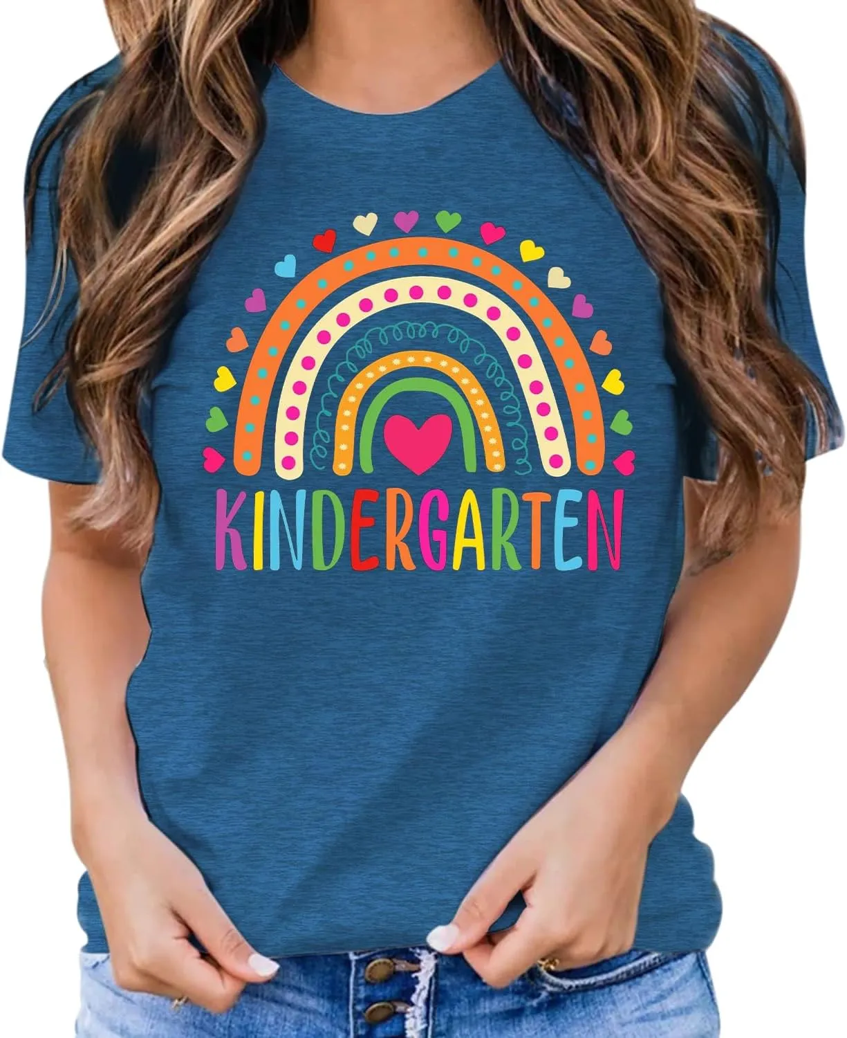 Teacher Life T Shirt for Womens Teach Love Inspire Tshirts Inspirational Teacher Short Sleeve Tees